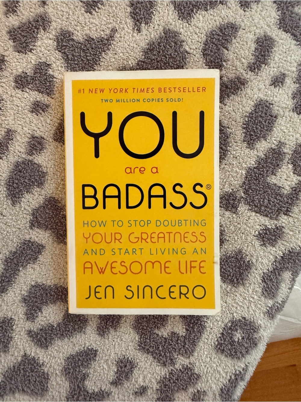You Are a Badass by Jen Sincero - Bright Yellow Paperback
